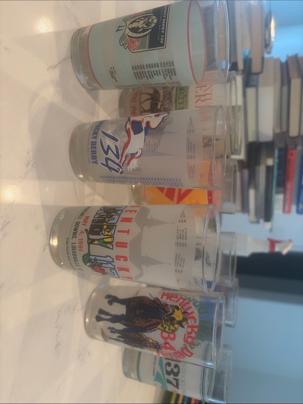 Vintage Kentucky Derby Glasses (set of 10)